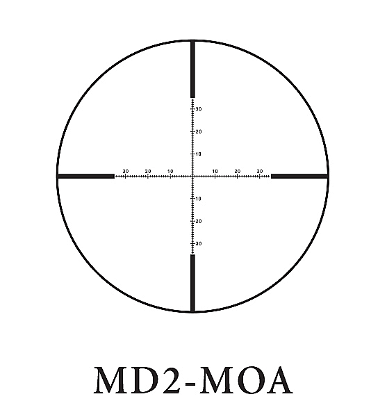 Оптический прицел EOTech Vudu 3.5-18x50 FFP MD2 MOA